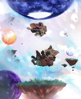 Kevin and Theo tumbling into the Multiverse void