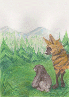 Kevin and Theo have become real animals!