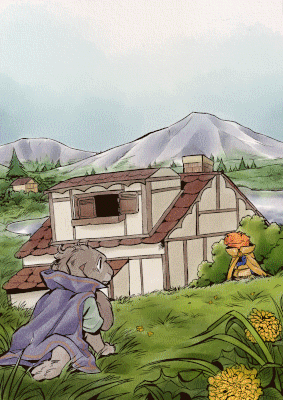 Arriving home on the outer reaches of the city of Caerpinwyd